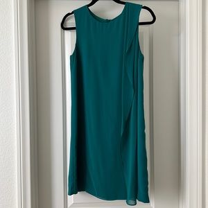 H&M chiffon teal dress